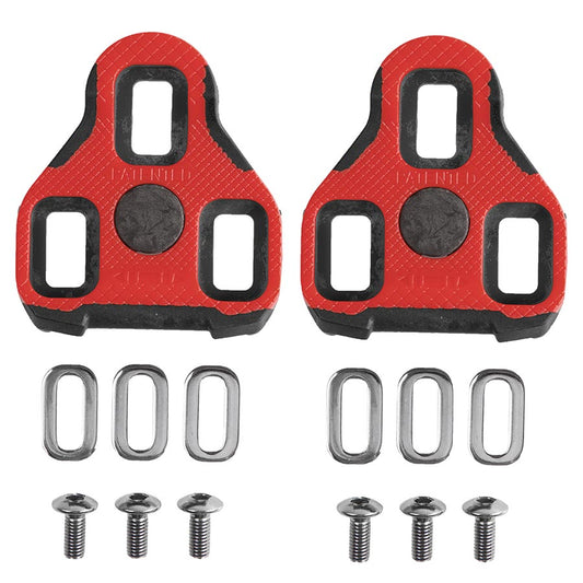 Exustar E-ARC11 Cleats Compatibility: Keo Grip Float: 7° Red