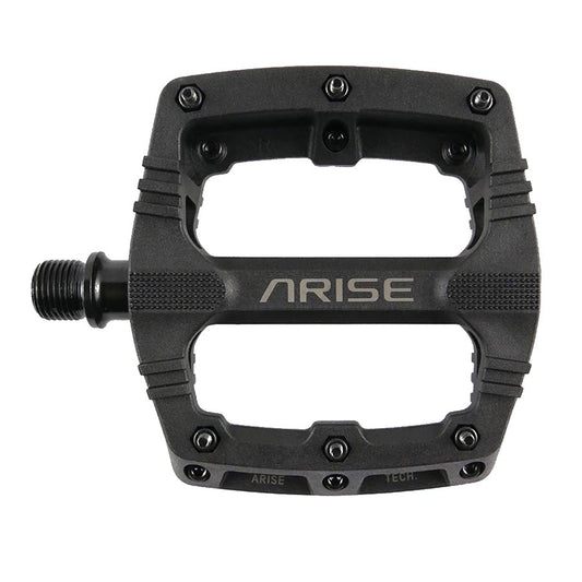 ARISE Xenon Mini Platform Pedals Body: Nylon Spindle: Cr-Mo 9/16 Black Pair