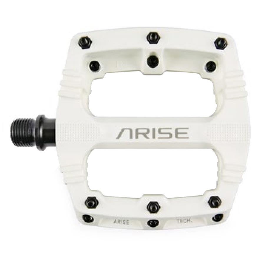 ARISE Xenon Mini Platform Pedals Body: Nylon Spindle: Cr-Mo 9/16 White Pair