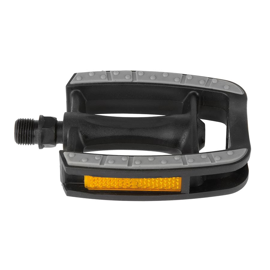 M-Wave Steady-C Platform Pedals Body: Composite Spindle: Cr-Mo 9/16 Black