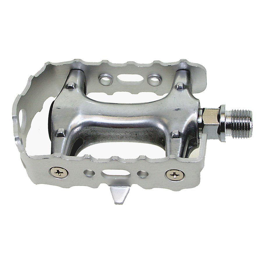 M-Wave Steady-A4 Pedals Body: Aluminum Spindle: Cr-Mo 9/16 Silver Pair