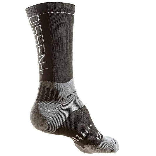 Dissent Supercrew Nano 6" Compression socks Black XL (Men 12+)