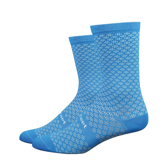 DeFeet Evo Mount Ventoux 6" Socks 9.5-11.5 Blue
