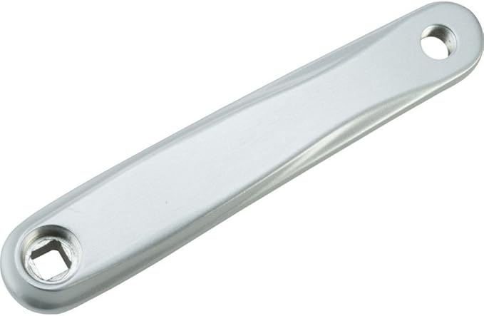 SR Suntour XCC Left Crank Arm Replacment: 170mm, Square Taper, Silver