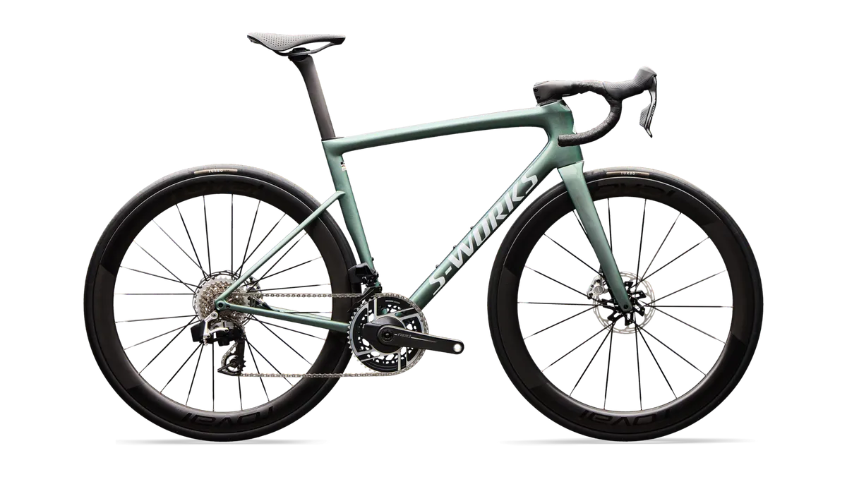S-Works Tarmac SL8 - SRAM RED AXS - Gloss Premium Fjord Metallic / 44