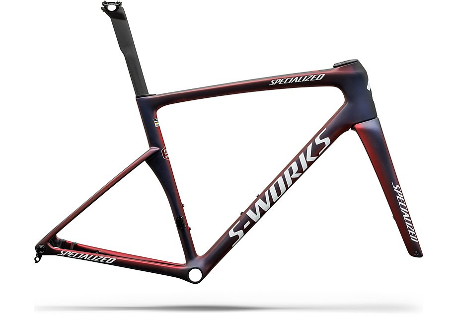 Specialized Tarmac Sl9 S-Works Frmset Team Replica Fdj Gloss Red Tint / Blue Tint / Red Pearl 61