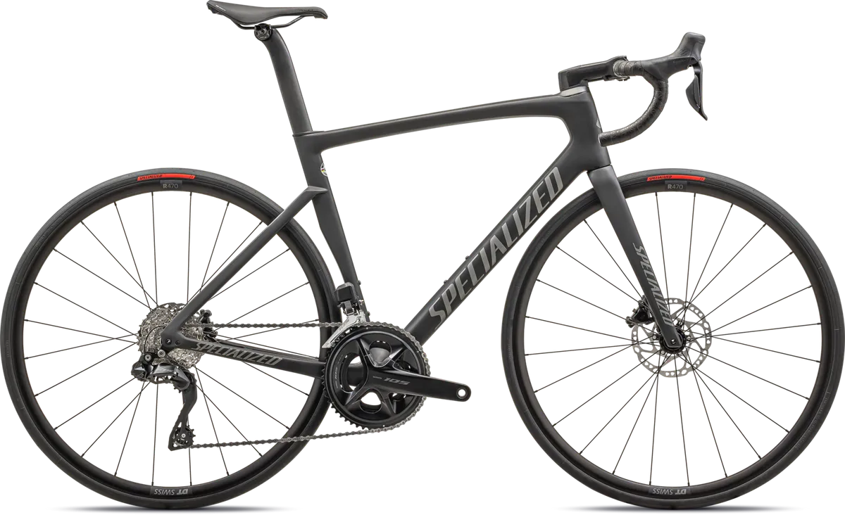 Tarmac SL7 Comp - Shimano 105 Di2 - SATIN OBSIDIAN / SMOKE / 44
