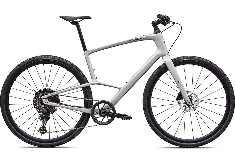 2026 Specialized Sirrus X 5.0 Bike Gloss Dolomite Metallic / Fjord Metallic Frost Reflective Xs