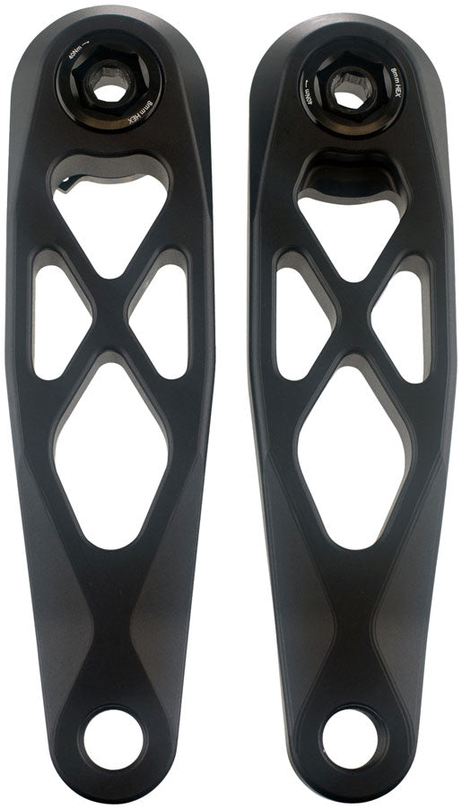 5DEV R-SPEC Trail Enduro Crankset - 155mm 7050 Billet Aluminum 3-Bolt DM Chainring Interface BLK