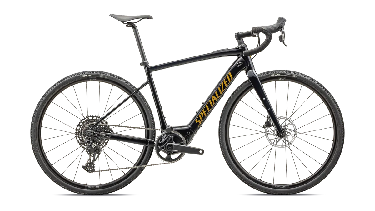 Turbo Creo 2 Comp E5 - SRAM Apex Eagle - Gloss Metallic Dark Navy / Harvest Gold Metallic / 49