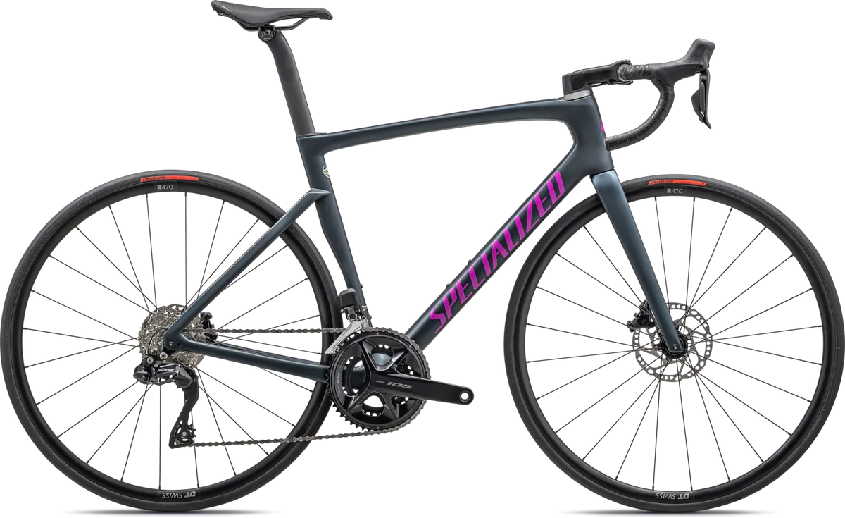 Tarmac SL7 Comp - Shimano 105 Di2 - Satin Metallic Deep Lake/Purple Orchid / 44