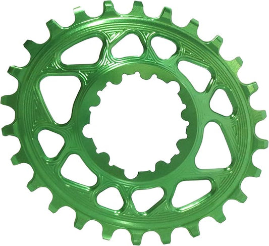 Oval SRAM DM (6mm Offset) Chainring, 32t - Grn