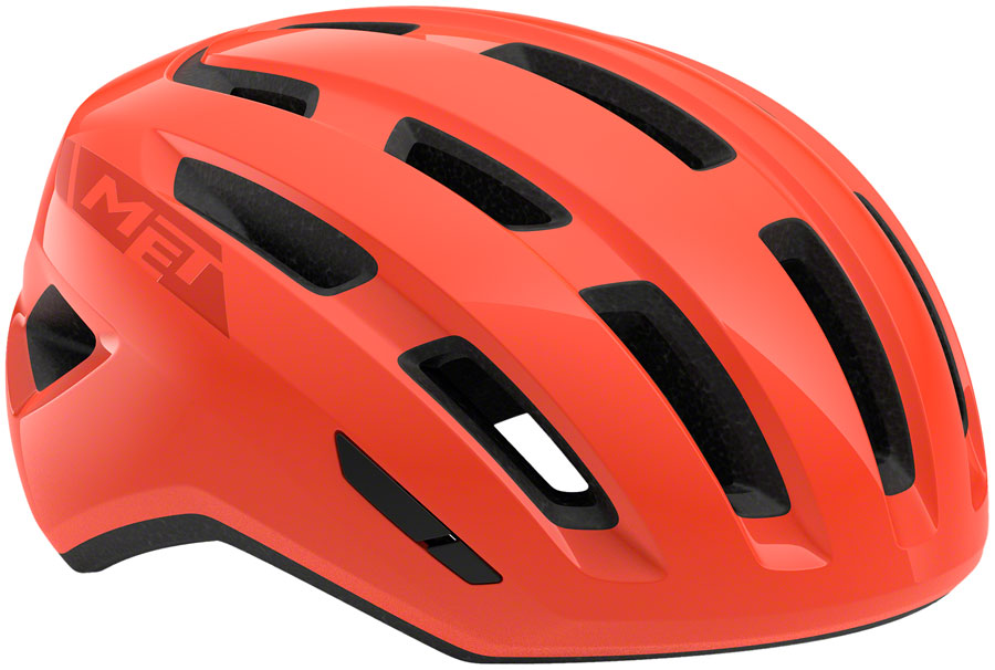 MET Miles Mips Helmet - Coral Glossy Medium/Large
