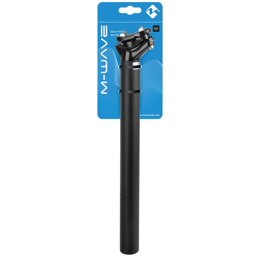 M-Wave SP-M4.1 Seatpost 27.2mm 350mm Offset: 15mm Black