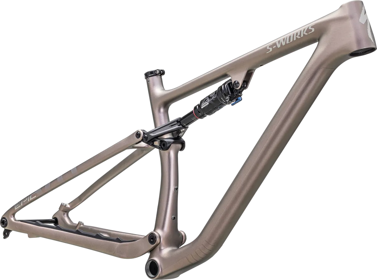S-Works Epic EVO Frameset - Satin Chameleon Red-Gold/Chrome/Pearl / XS