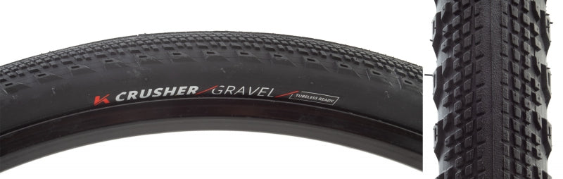 Kenda Crusher Tire - 700 x 40 Tubeless Folding Black Race Pace