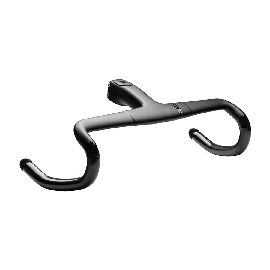 ENVE SES AR Bar/130mm Stem Combo Drop Handlebar Diameter: Integrated 130mm 420mm Drop: 129mm Reach: 76mm Black