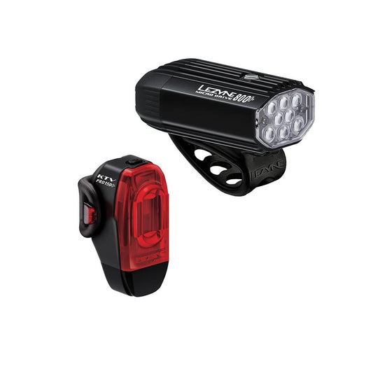 Lezyne Micro Drive 800+ and KTV Drive Pro+ Light Pair