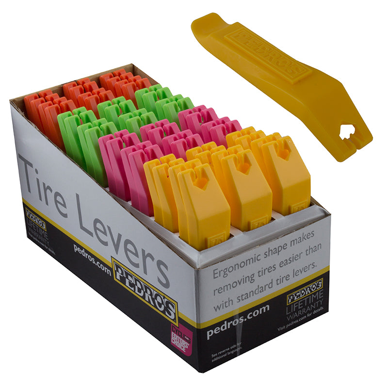 Pedros Composite Tire Levers 4 Colors (24 pair/POP)