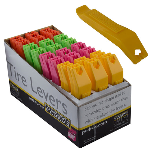 Pedros Composite Tire Levers 4 Colors (24 pair/POP)