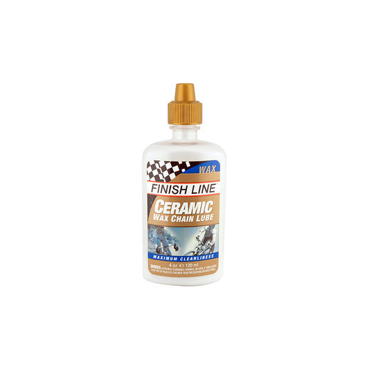 Finish Line Ceramic Wax Bike Chain Lube - 4oz Drip