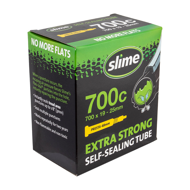 Slime Self-Sealing Tube - 700 x 19 -25mm 48mm Presta Valve
