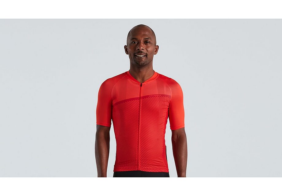 Specialized Sl Stripe Jersey Ss Men Rocket Red L