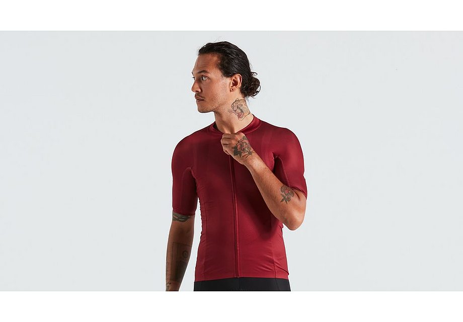 Specialized sl r logo jersey ss men maroon xs