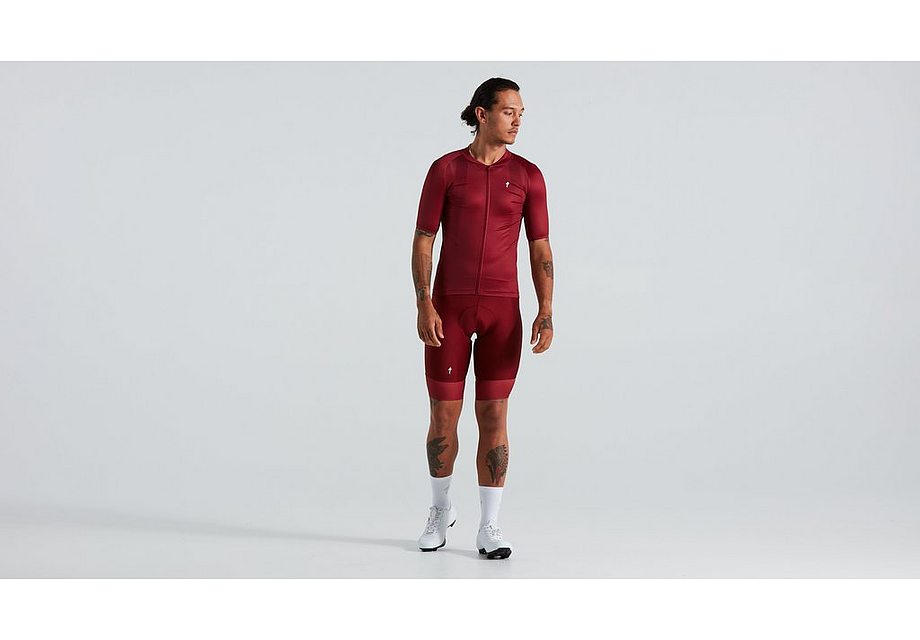 Specialized sl air solid jersey ss men maroon s