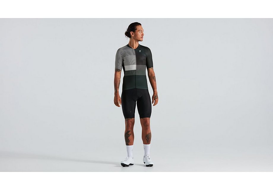 Specialized sl+ logo stripe jersey ss men dark moss green xs