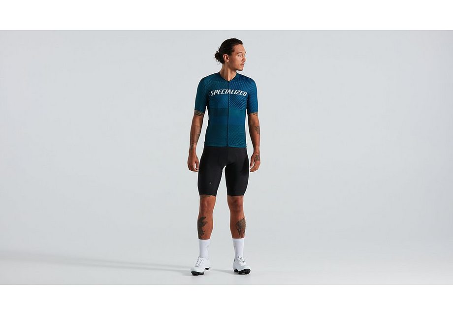 Specialized sl+ logo stripe jersey ss men navy blue m