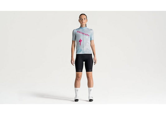 Specialized Sbc Foundation Graphic Jersey Ss Wmn Sea Foam/Rebel Pink Focal Xl