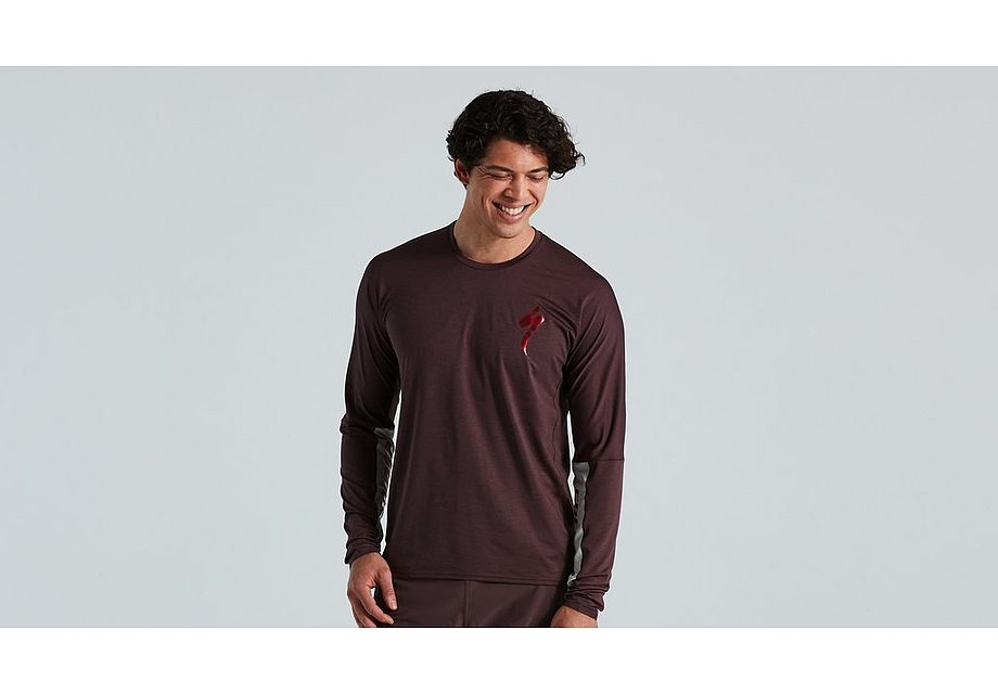 Specialized Trail Air Jersey Ls Men Cast Umber L