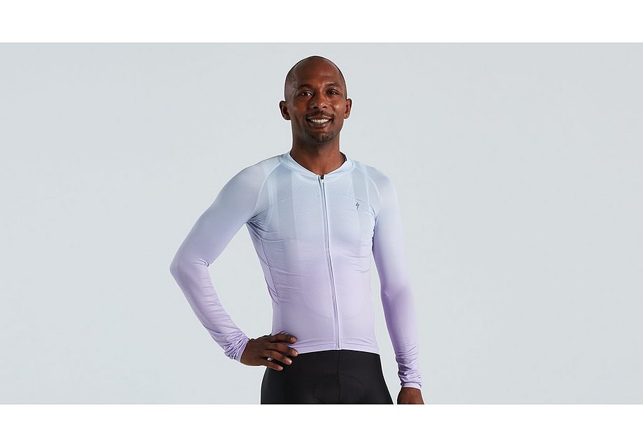 Specialized Sl Air Fade Jersey Ls Men Uv Lilac S