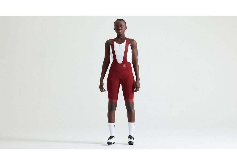 Specialized sbc foundation bib short wmn garnet red m