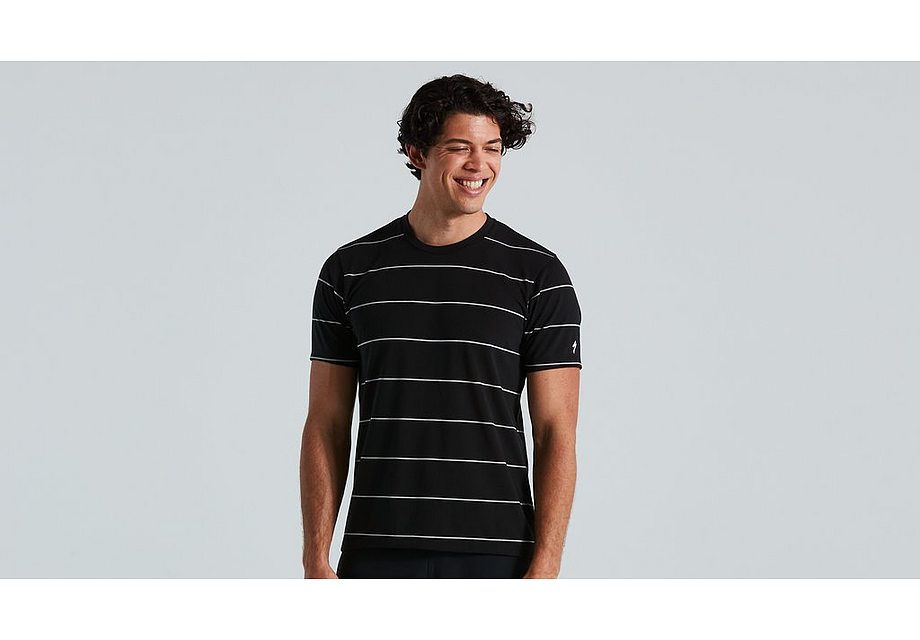 Specialized Trail Stripe Tech Tee Ss Men Black S