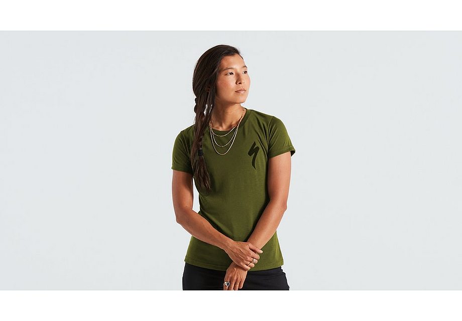 Specialized s-logo tee ss wmn olive green m