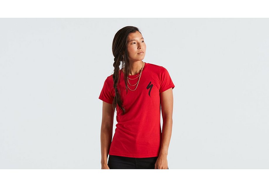 Specialized s-logo tee ss wmn flo red m