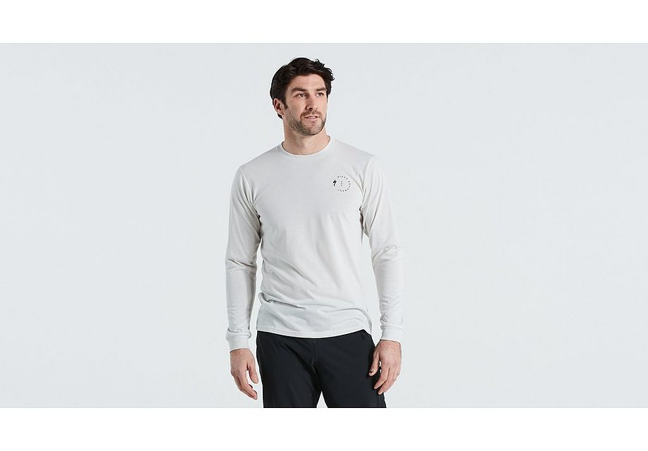 Specialized stoke tee ls dove grey l