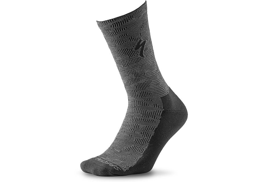 Specialized Primaloft Lightweight Tall Sock Black / Charcoal Terrain M