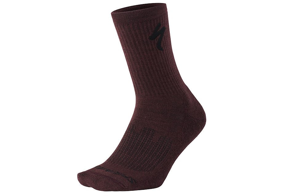 Specialized Merino Midweight Tall Sock Crimson L