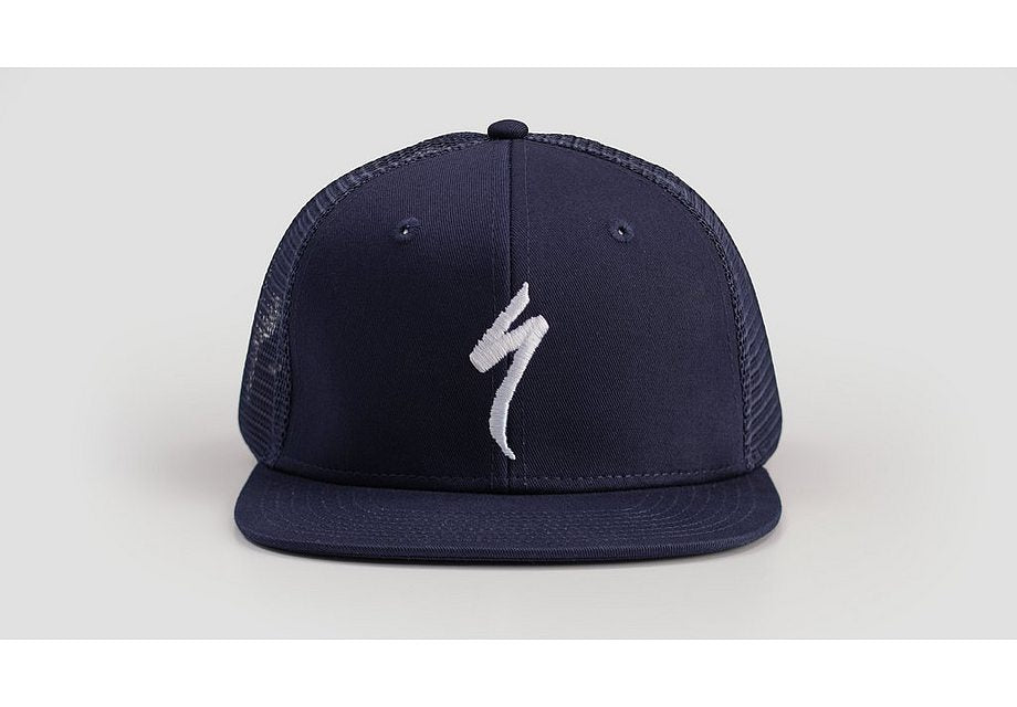 Specialized trucker hat dark navy/white s logo one size