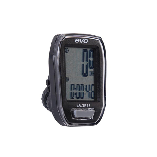EVO Abacus 12 Wireless cyclocomputer 12 functions Black