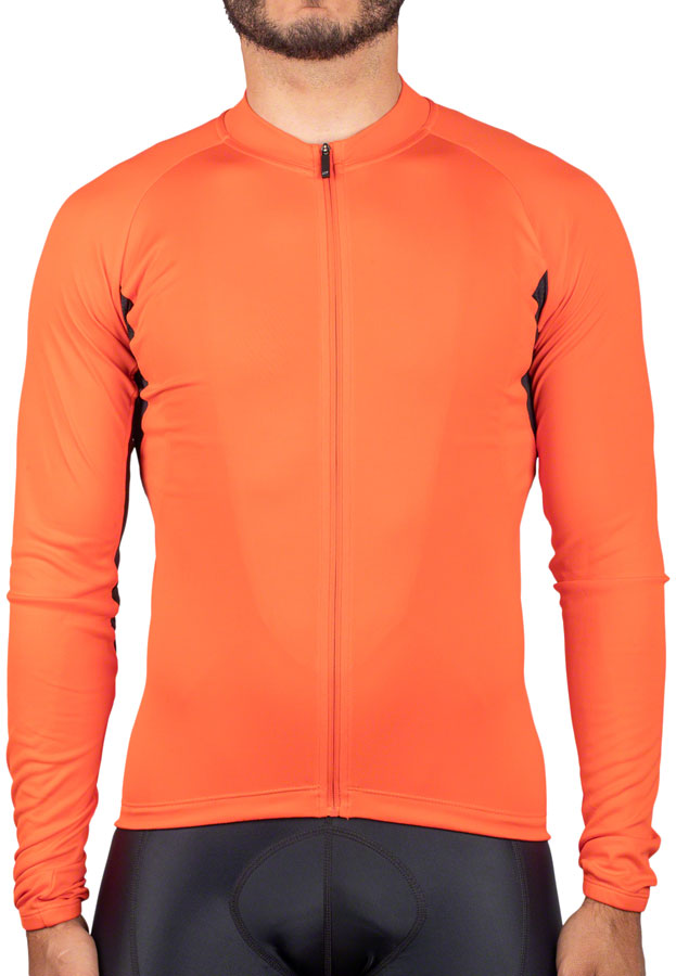 Bellwether Sol-Air UPF Long Sleeve Jersey - Orange Men's Large