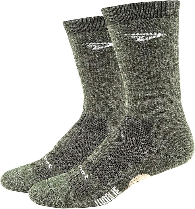 DeFeet Woolie Boolie 6" Comp Sock: Loden Green MD