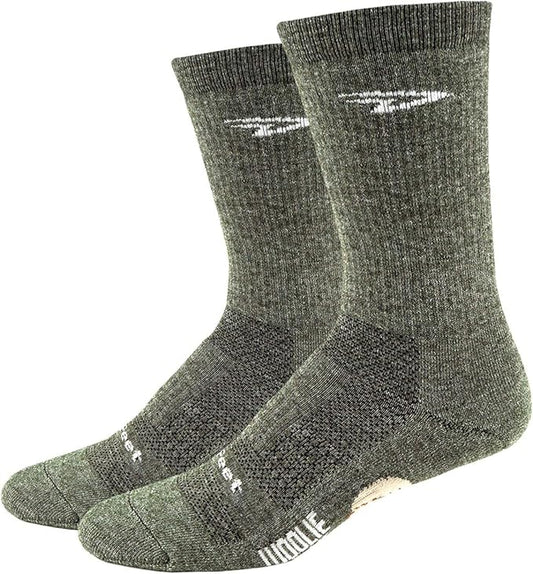 DeFeet Woolie Boolie 6" Comp Sock: Loden Green MD
