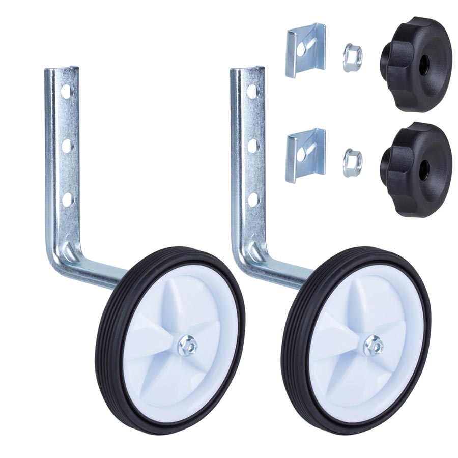 Trail-Gator Flip Up Training Wheels 12 to 20 Silver