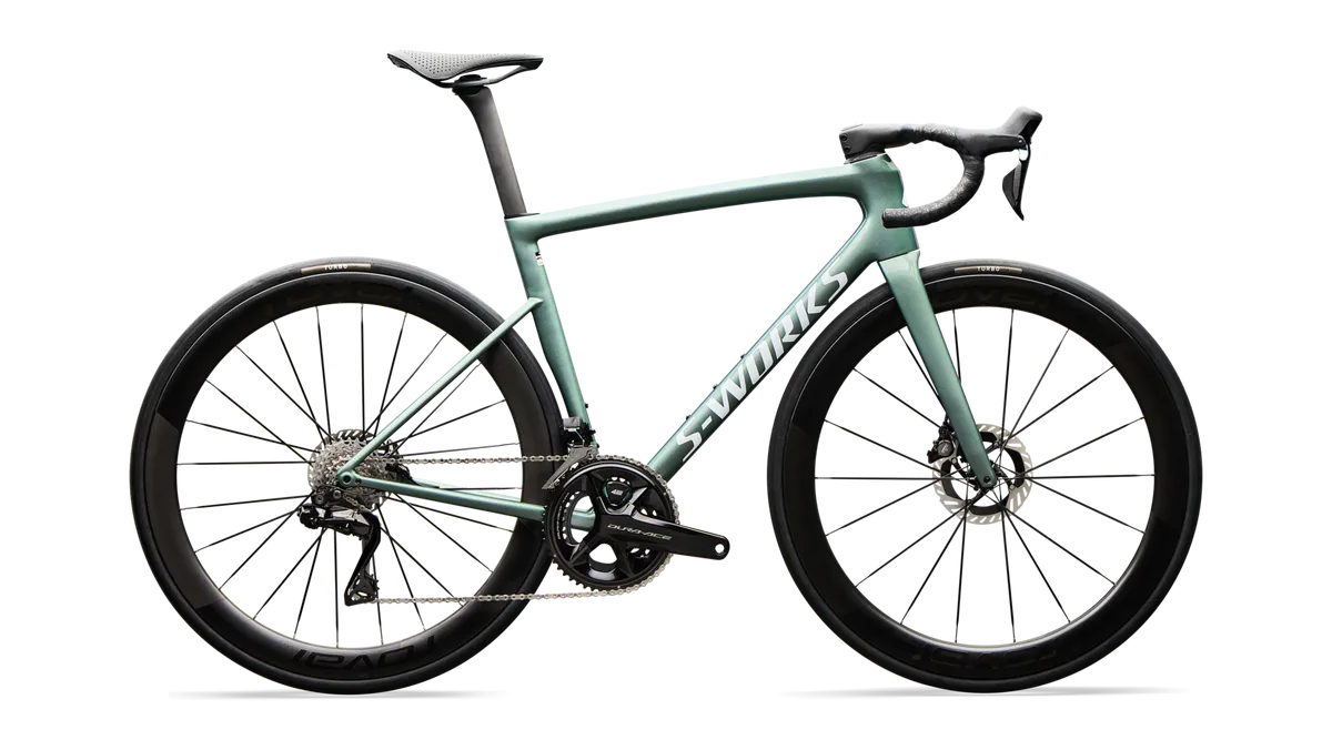 S-Works Tarmac SL8 - Shimano Dura-Ace Di2 - Gloss Fjord Metallic / 44