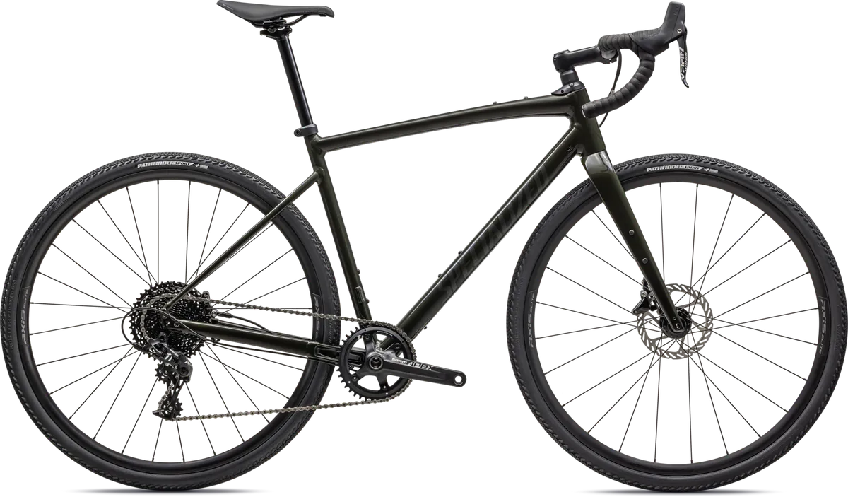 Diverge Comp E5 - SRAM Apex - GLOSS DARK MOSS GREEN/PEARL / 49