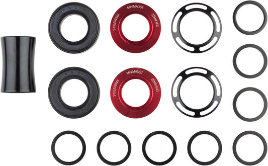 Stolen Minimalist Bottom Bracket - Mid 22mm Red